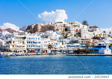 Naxos island aerial view Naxos island aerial view 29534947