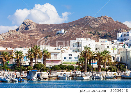 Port in Naxos, Greece Port in Naxos, Greece 29534948