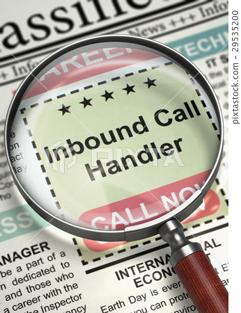 We are Hiring Inbound Call Handler. 3D. 29535200