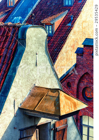 View of the rooftops of Riga 29535429