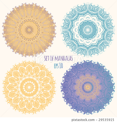 Set of color mandalas 29535915