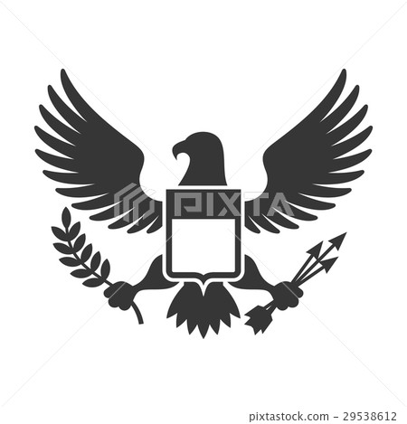 American Presidential Symbol. Eagle with Shield American Presidential Symbol. Eagle with Shield 29538612