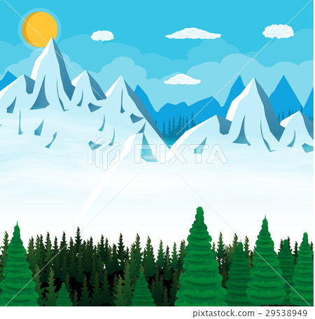 Summer nature mountain landscape, national park. 29538949