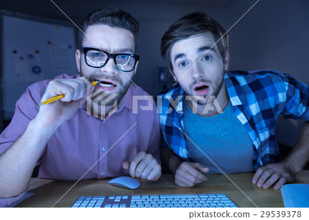 Nice handsome men sitting with his friends 29539378