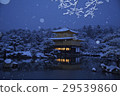 Kinkakuji in the snow 29539860