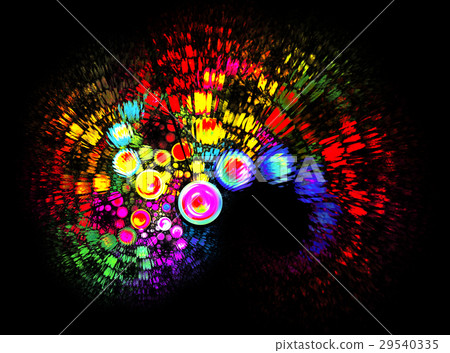 Abstract illustration of spray paint 29540335