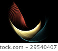 Abstract fractal background with curved lines  29540407