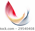 Abstract fractal background with curved lines  29540408