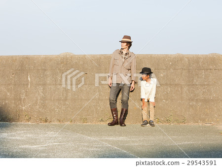 Standing Father and Son Standing Father and Son 29543591
