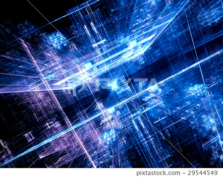 Future city - abstract digitally generated image 29544549