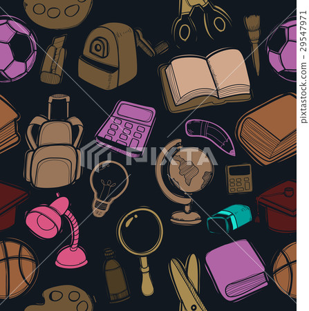 school element doodle pattern 29547971