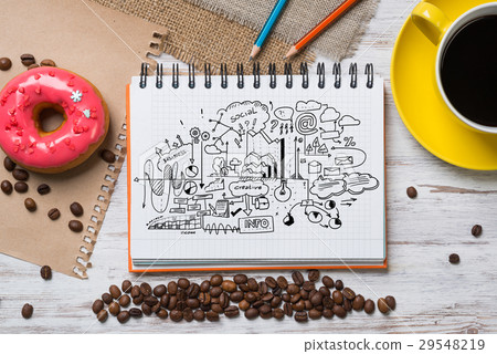 Coffee break with snack Coffee break with snack 29548219