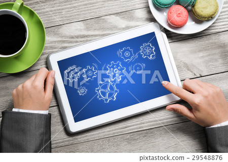 Having coffee break Having coffee break 29548876