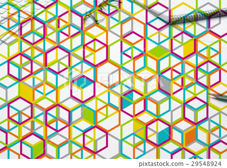 Colorful geometric backdrop Colorful geometric backdrop 29548924