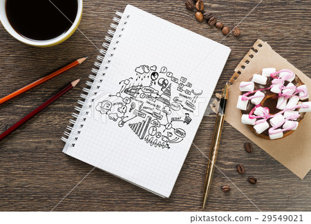 Coffee break and snack Coffee break and snack 29549021