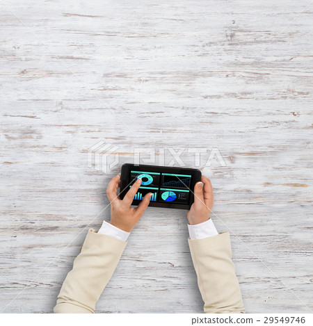 Using financial application Using financial application 29549746