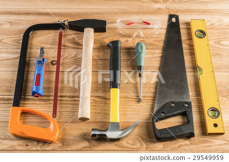 Instruments on wooden table 29549959