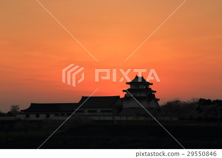 Sekijuku Castle (Sekiya Dajutsu) Sunset Sekijuku Castle (Sekiya Dajutsu) Sunset 29550846