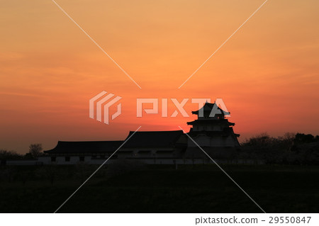 Sekijuku Castle (Sekiya Dajutsu) Sunset 29550847