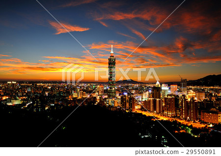 城市,市區,都市,建築物,高樓,大廈,101大樓,天際線 城市,市區,都市,建築物,高樓,大廈,101大樓,天際線 29550891