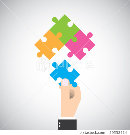 Businessman complete jigsaw picture 29552314