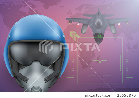 Military Pilot  background 29553879