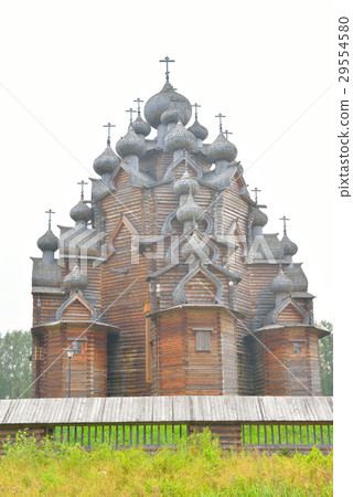 Wooden Church near St. Petersburg. 29554580