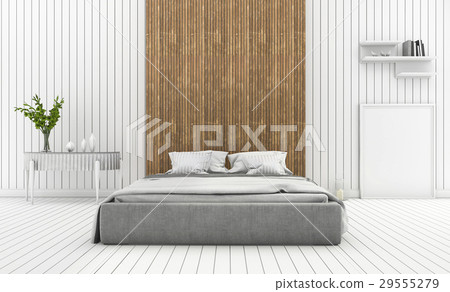modern white wood wall bedroom with lamp modern white wood wall bedroom with lamp 29555279