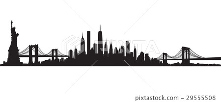 Vector of the New York skyline 29555508