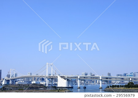 東京城市風景彩虹橋 29556979