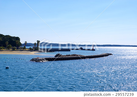 Brightness Bay Cruise Glitter of the Sea Breakwater on Mesakijima Ise Shima Backlight Standard Viewing Angle 29557239