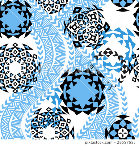 Ethnic background. Tribal seamless pattern . 29557653