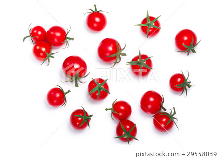 Cherry ciliegini pachino tomatoes, paths, top view Cherry ciliegini pachino tomatoes, paths, top view 29558039