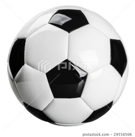 traditional black and white football  29558506