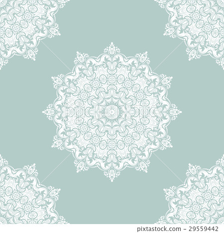 Damask Seamless Vector Background - Stock Illustration [29559442] - PIXTA