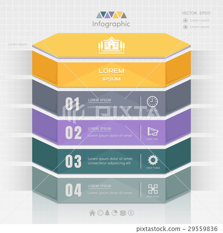 Infographics design template with business icons Infographics design template with business icons 29559836