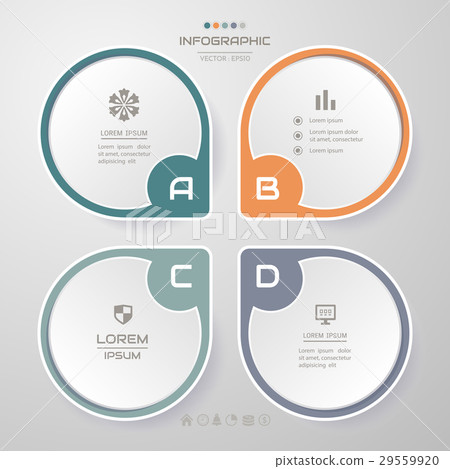 Infographics design template with business icons Infographics design template with business icons 29559920