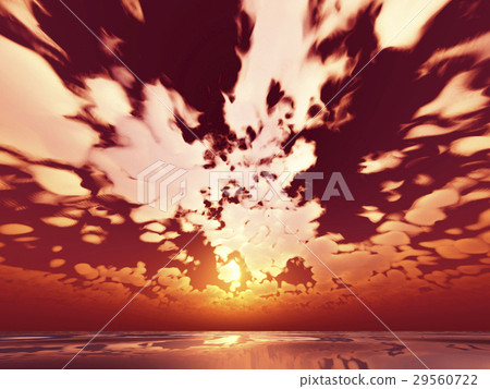 Wind and clouds with the sea 29560722