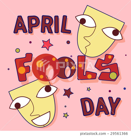 First April Fool Day Happy Holiday Greeting Card First April Fool Day Happy Holiday Greeting Card 29561366