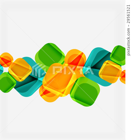 Color glossy squares with round angles Color glossy squares with round angles 29561521