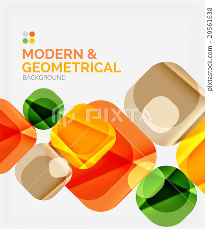 Color glossy squares with round angles Color glossy squares with round angles 29561638