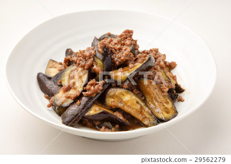 用肉和味噌炒茄子 29562279