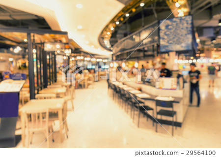 Food court in department store, Blur scene. Food court in department store, Blur scene. 29564100