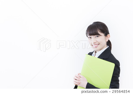 A woman with a file 29564854