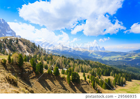 Italian dolomites landscape. "Santner" top Italian dolomites landscape. "Santner" top 29566935