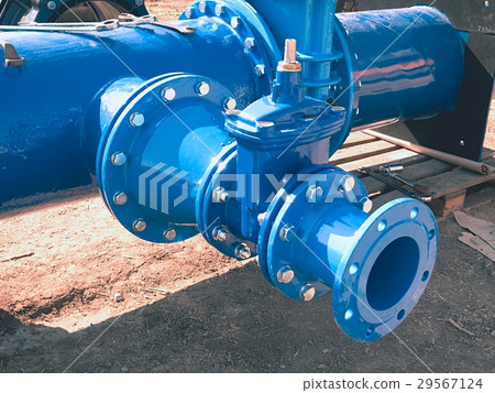 Water piping with new valves and reduction member Water piping with new valves and reduction member 29567124
