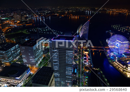 Night view of Minato Mirai Yokohama 29568640