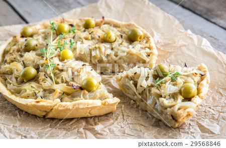 French open onion pie French open onion pie 29568846