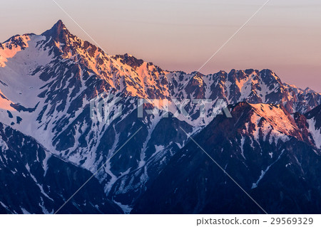 斯巴爾斯在早晨的陽光下染色 29569329