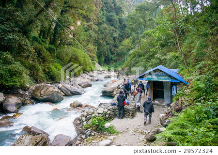 Jhinu Hot Spring Nepal , Trekking ABC 29572324